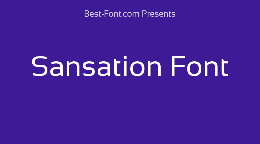 Sansation Font
