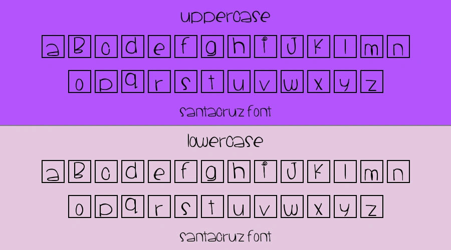 SantaCruz Font Preview