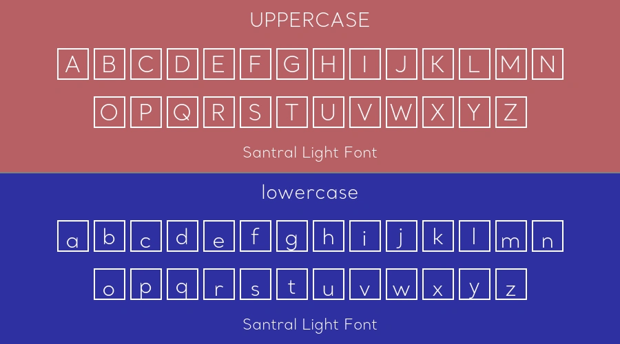 Santral Light Font Preview