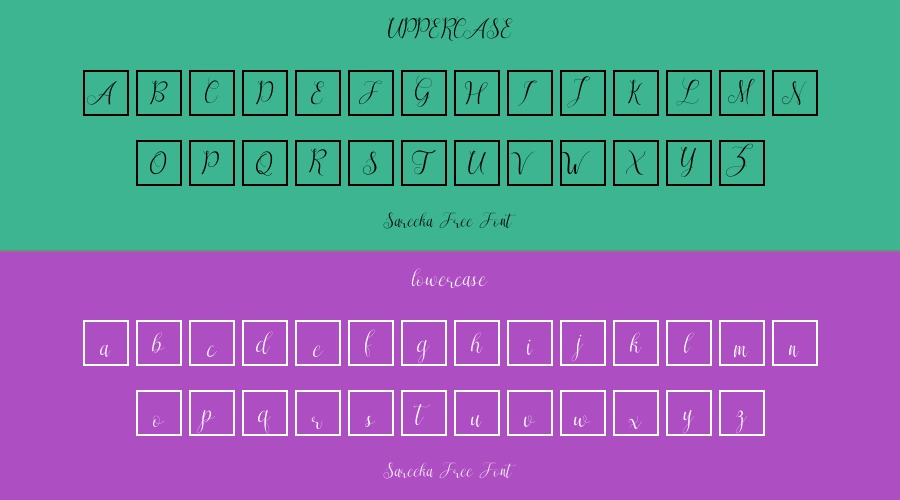 Sareeka Free Font Preview