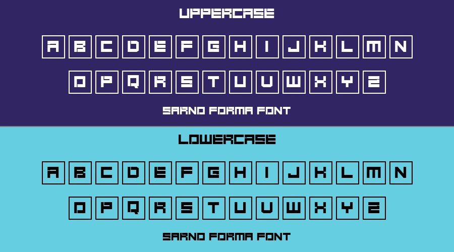 Sarno Forma Font Preview