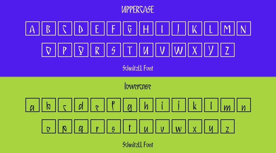 SchnitzLL Font Preview