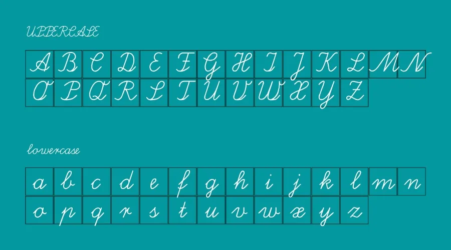 Schreibschrift Font Preview