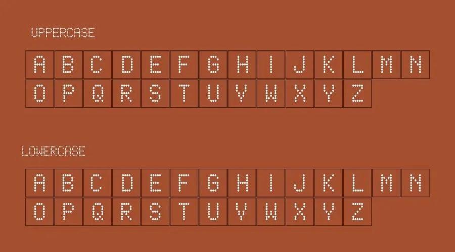 Score Board Font Preview