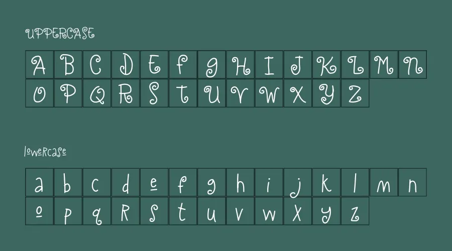 Scrap Silly Font Preview