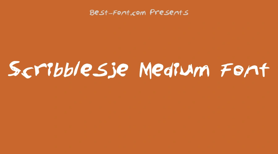 Scribblesje Medium Font
