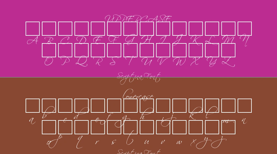 Scriptina Font Preview
