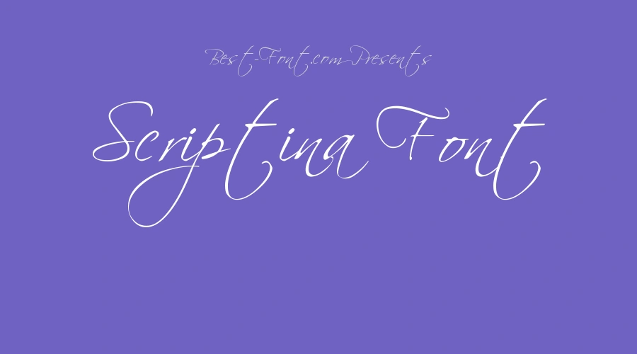 Scriptina Font