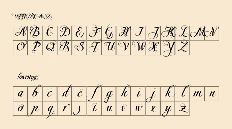 Scriptissimo Forte Swirls Start Font Preview