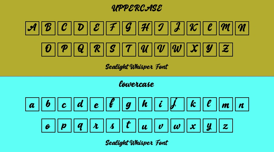 Sealight Whisper Font Preview