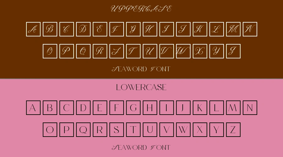 Seaword Font Preview