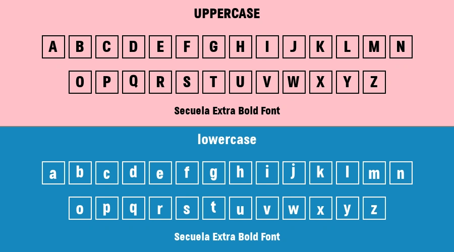 Secuela Extra Bold Font Preview