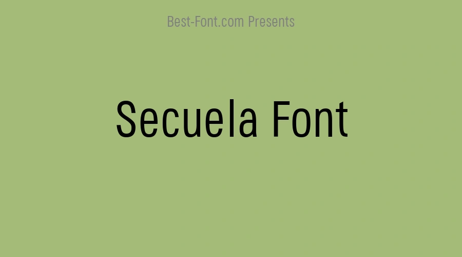 Secuela Font