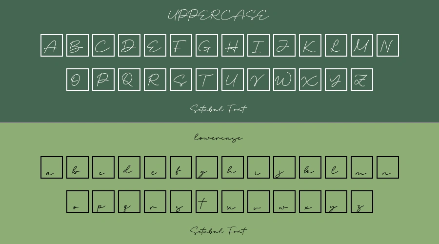 Setubal Font Preview