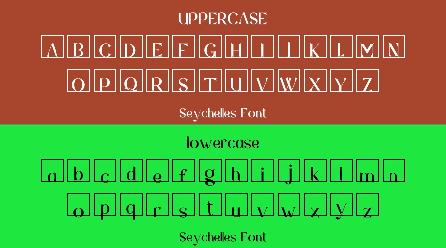 Seychelles Font Preview