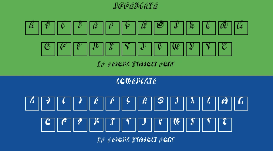 SF Fedora Symbols Font Preview