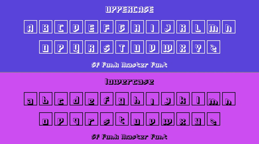 Sf Funk Master Font Preview