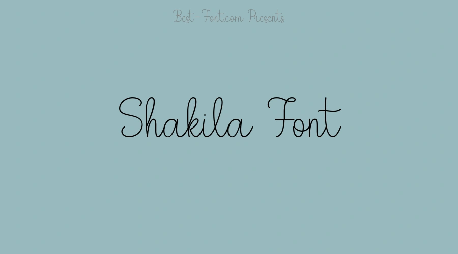 Shakila Font