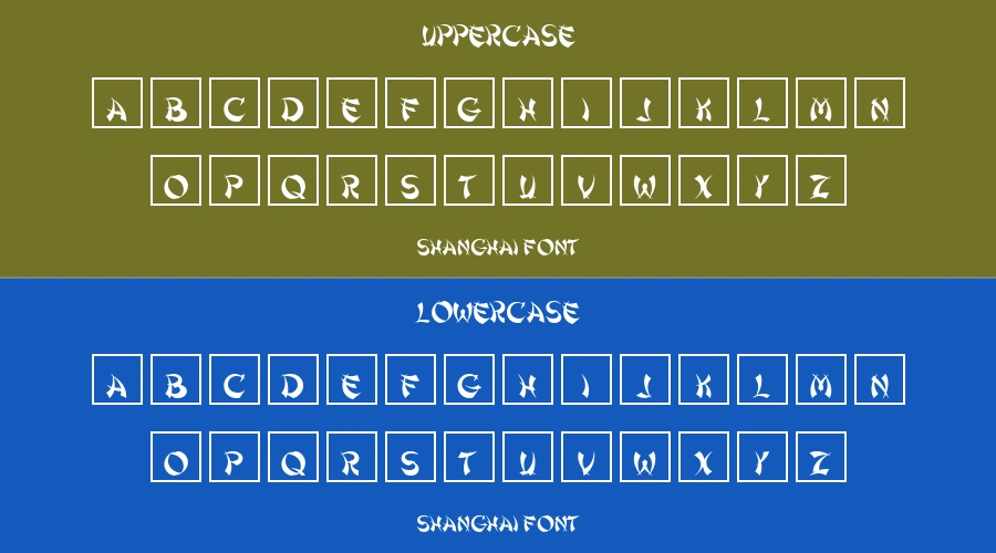 Shanghai Font Preview