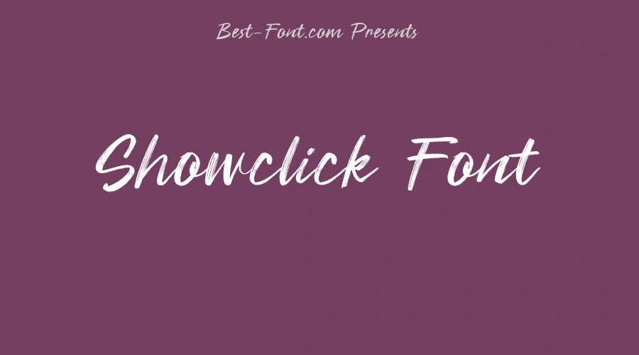 Showclick Font