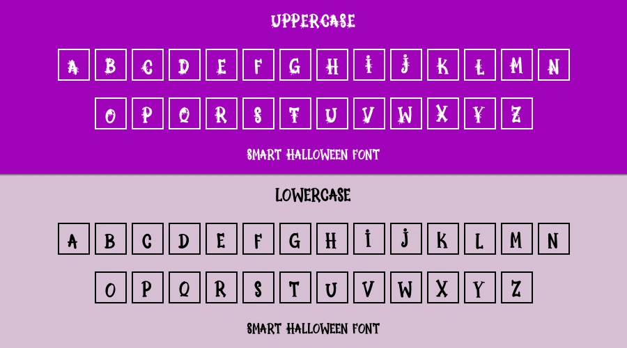 Smart Halloween Font Preview
