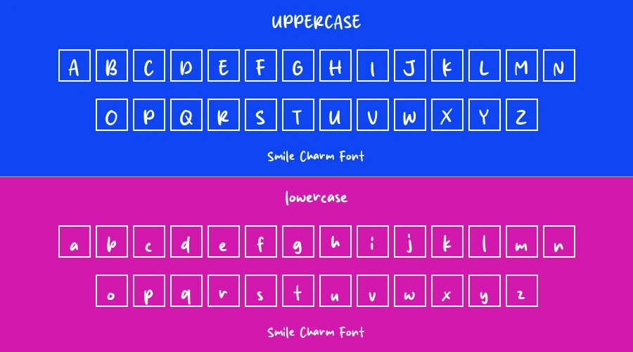 Smile Charm Font Preview