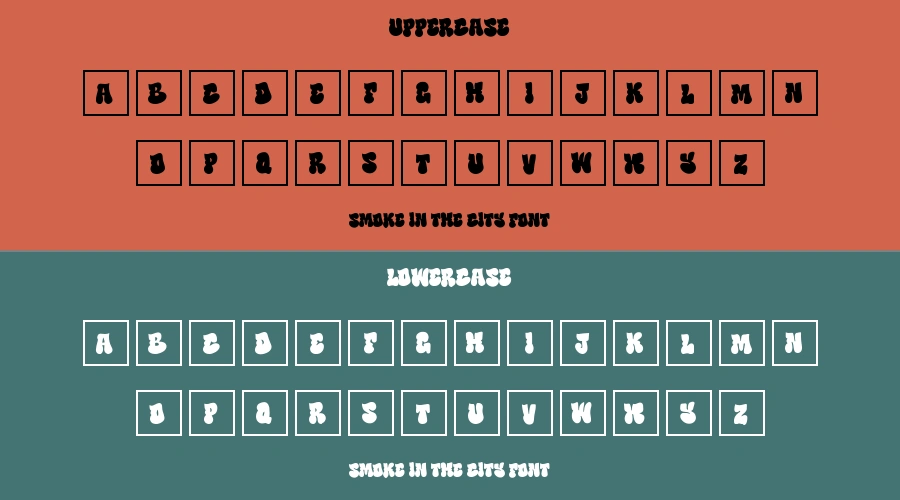 Smoke In The City Font Preview