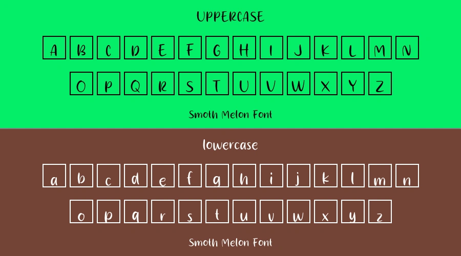 Smoth Melon Font Preview