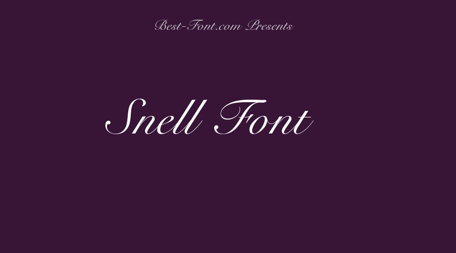 Snell Font