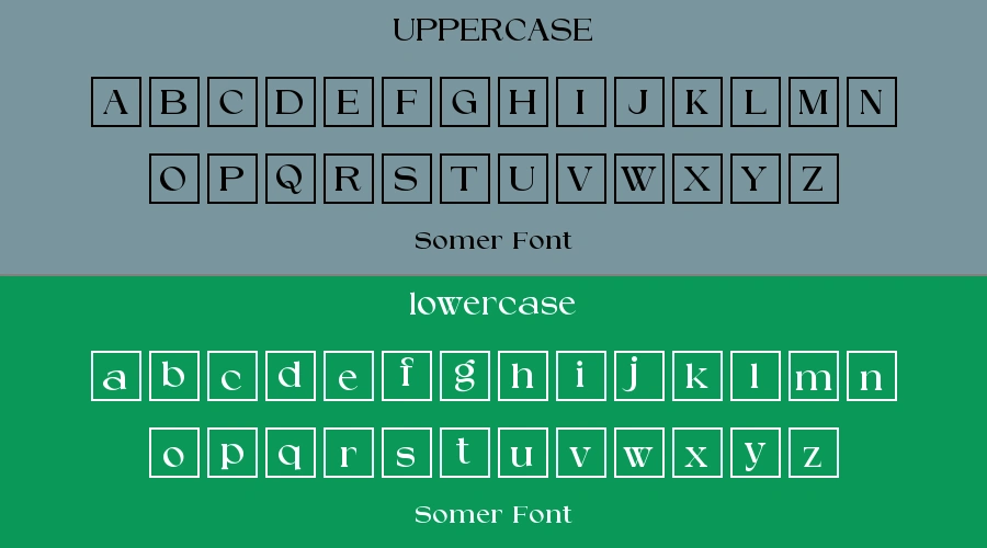Somer Font Preview