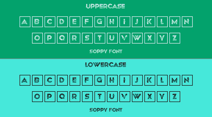 Soppy Font Preview