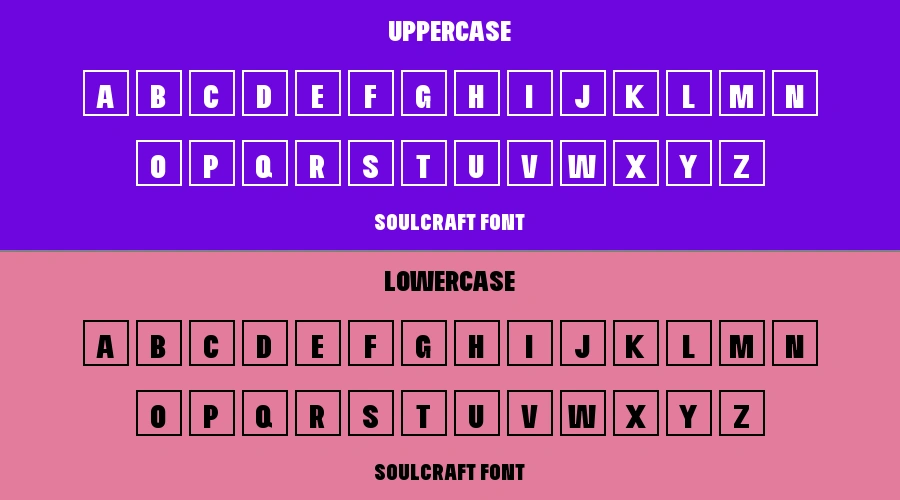 Soulcraft Font Preview