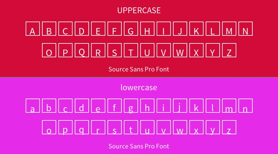 Source Sans Pro Font Preview
