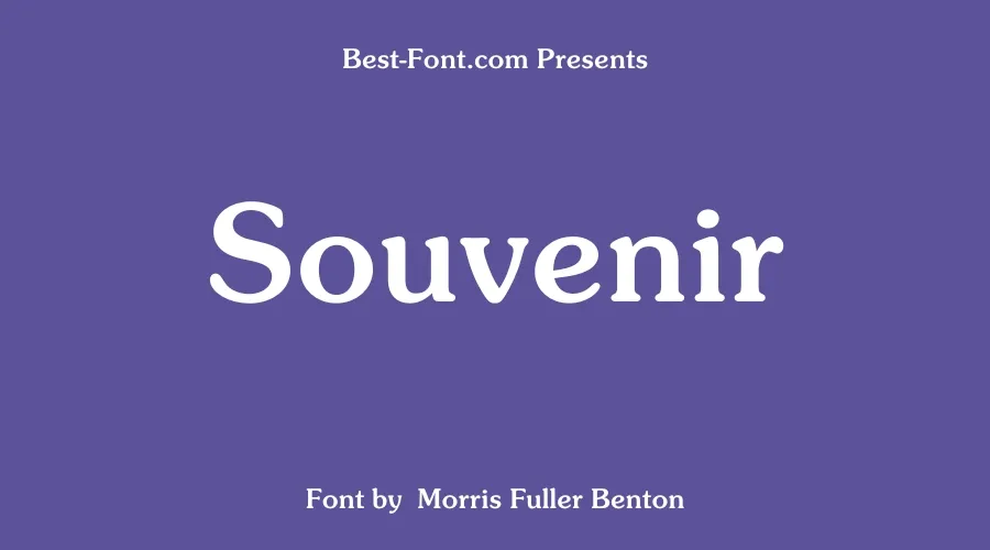 Souvenir Font