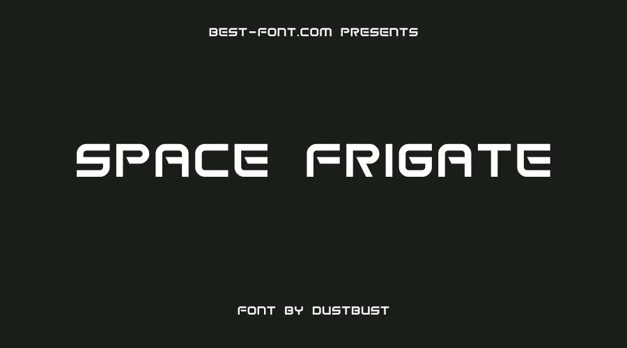 Space Frigate Font