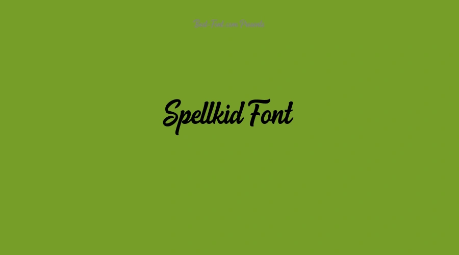 Spellkid Font