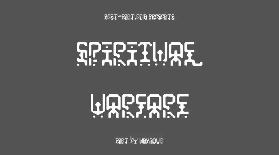Spiritual Warfare Font