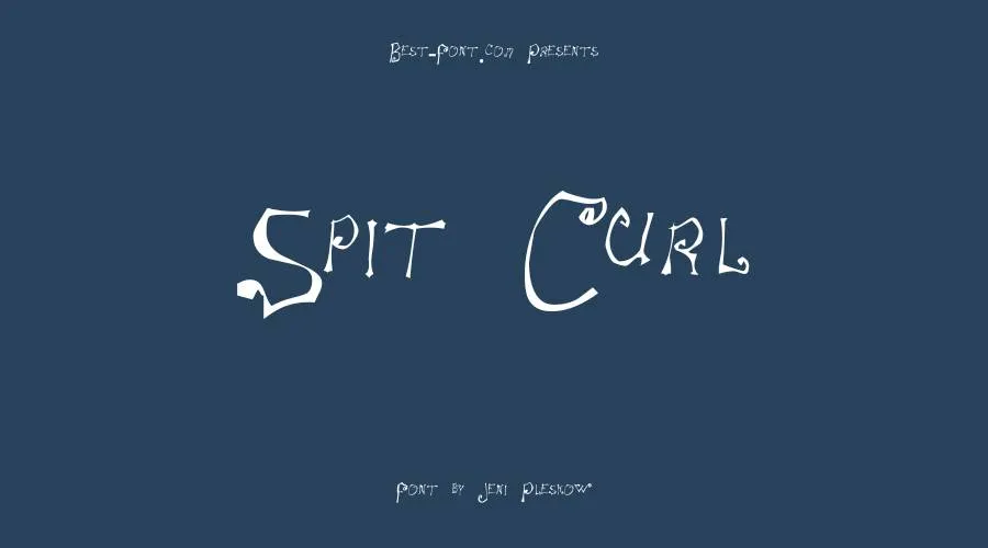 Spit Curl Font