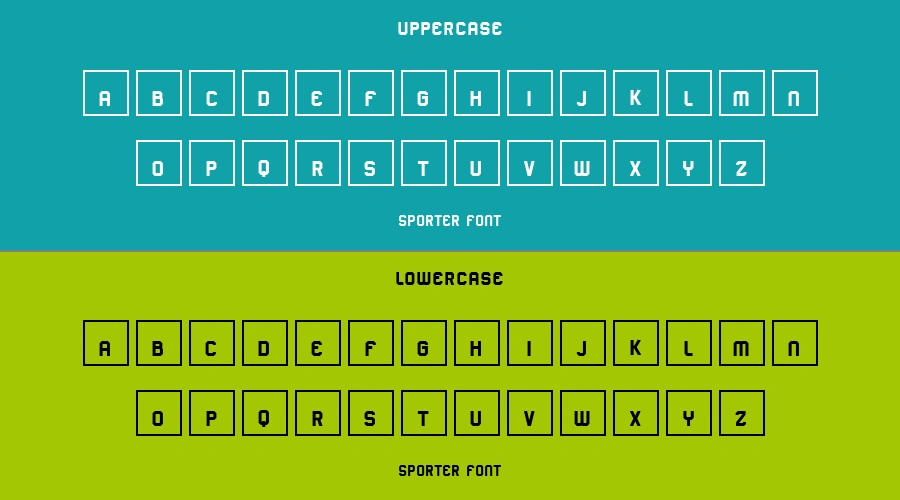 Sporter Font Preview