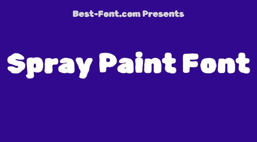 Spray Paint Font