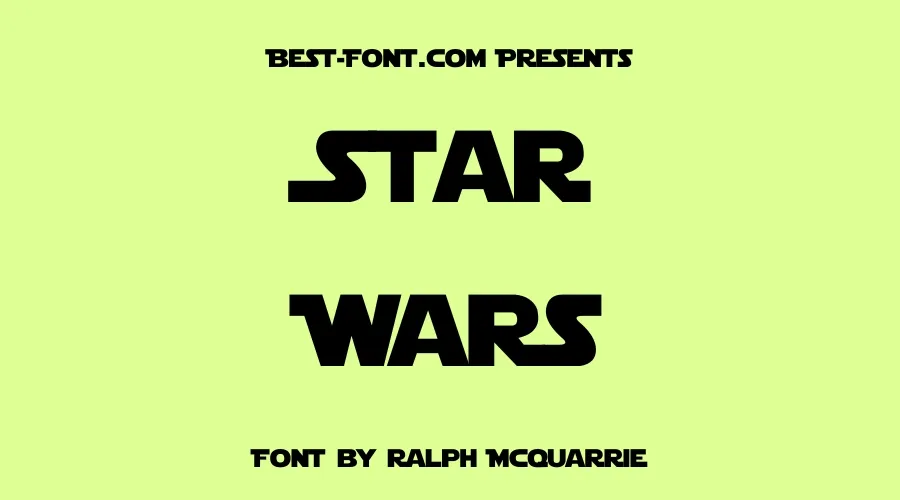Star Wars Font