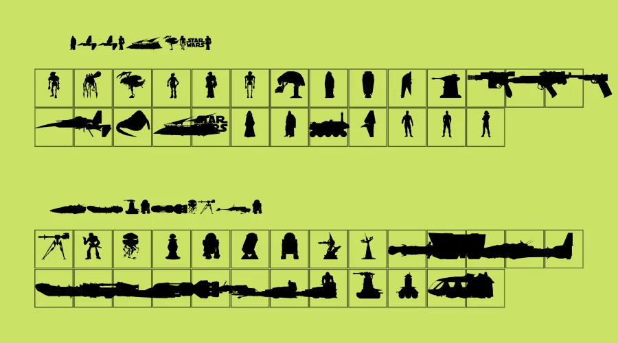 Star Wars Kit Font Preview
