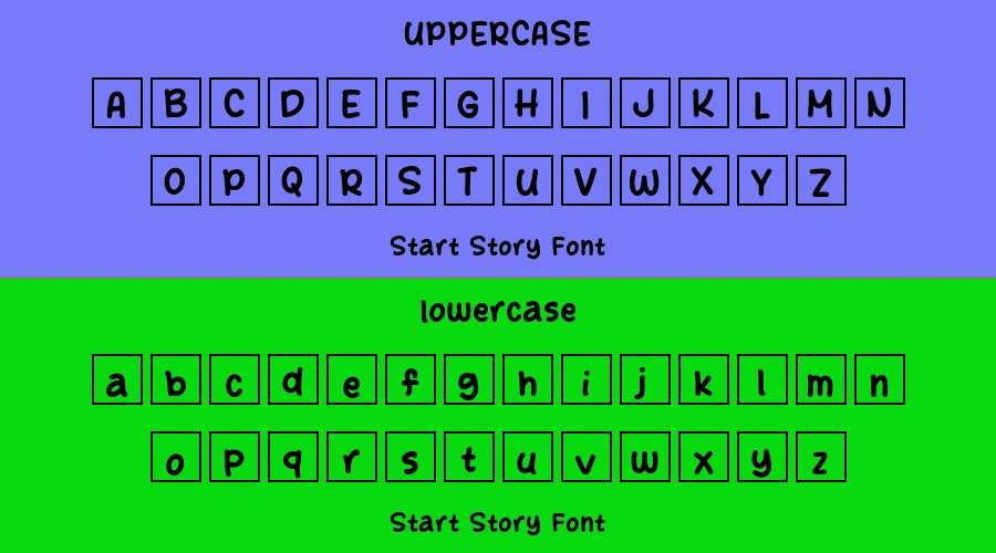 Start Story Font Preview