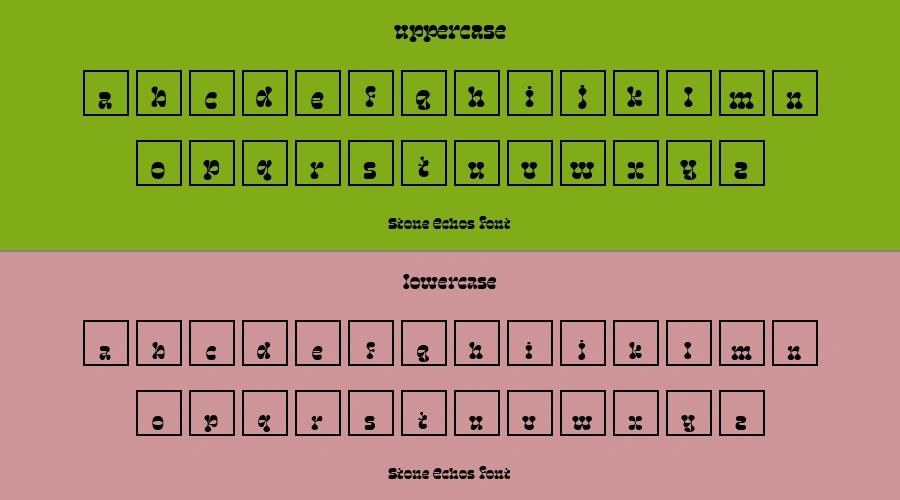 Stone Echos Font Preview