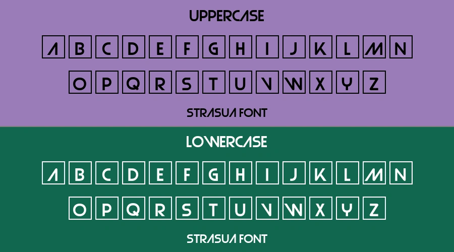 Strasua Font Preview