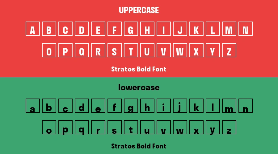 Stratos Bold Font Preview