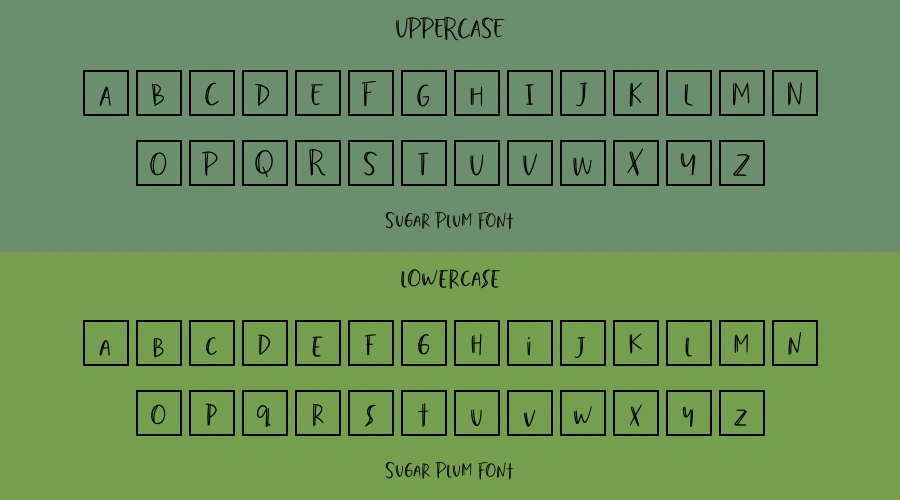 Sugar Plum Font Preview