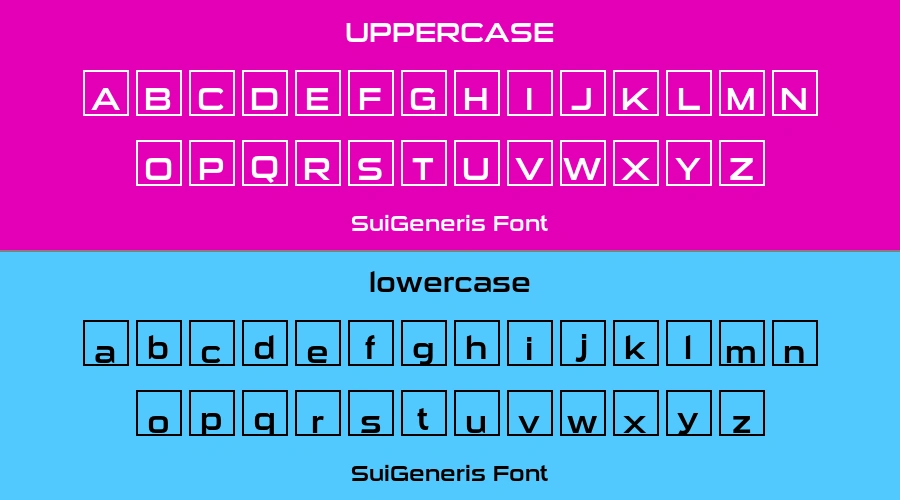 SuiGeneris Font Preview