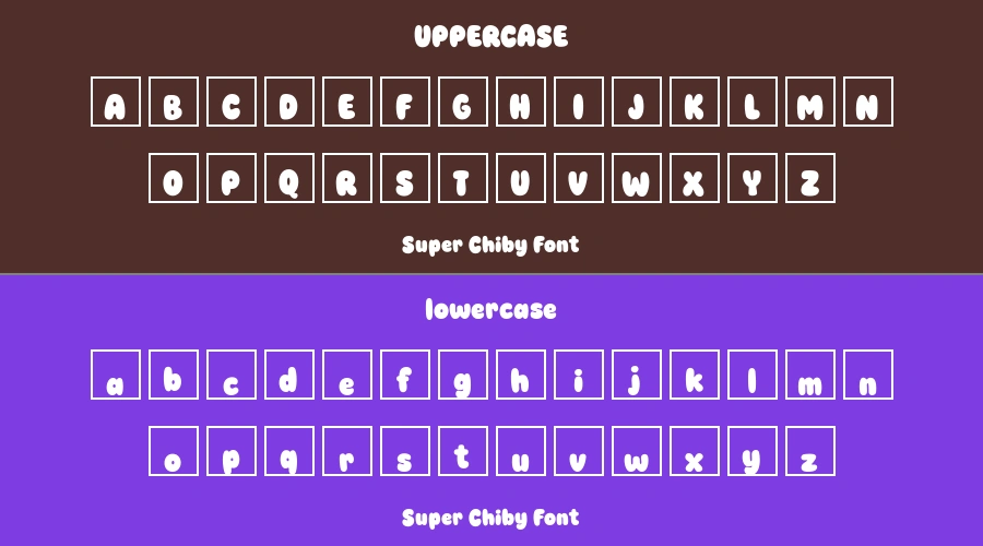 Super Chiby Font Preview