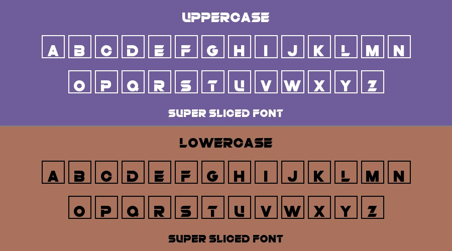 Super Sliced Font Preview